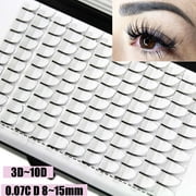 SKONHED 12 Lines 3D~10D Woman's Fashion Apply Quickly Semi Permanent C D Curl 0.07 Thickness False Eyelashes Eyelash Extension Premade Volume Fans 8D-D-8MM