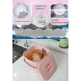 thumbnail image 1 of Mini Dishwasher 18W Rechargeable Household Electric Dishwasher Machine Portable Travel Ultrasonic Dishwasher Sink Red, 1 of 5