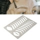 thumbnail image 4 of Plantillas Para Labios Y Cejas, Práctica De Fácil Limpieza Plantilla De Labios Y Cejas De Acero Inoxidable Precisa Y Duradera Para Salón, 4 of 7