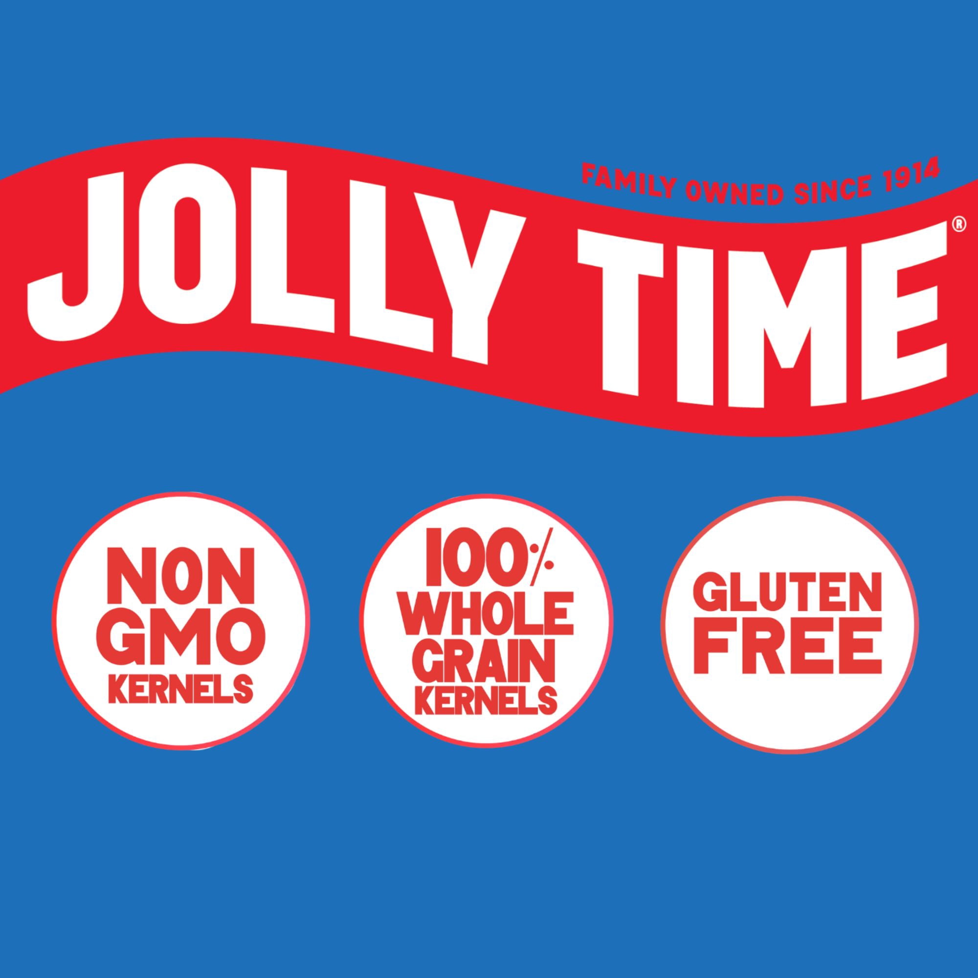 (4 pack) Jolly Time Organic Yellow Kernel Popcorn 20 oz
