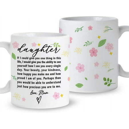 

Coffee Mug Daughter Coffee Mug Gift How Proud I Am of You Daughter Appreciation Mug Gift from Mum Mom Christmas Birthday Graduation Gift for Daughter Ceramic 11 Oz