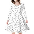thumbnail image 1 of WEAIXIMIUNG Robes de Plage pour Filles Robe de Fête Imprimée Bricolage pour Enfants et Filles 4-5 Ans, 1 of 5