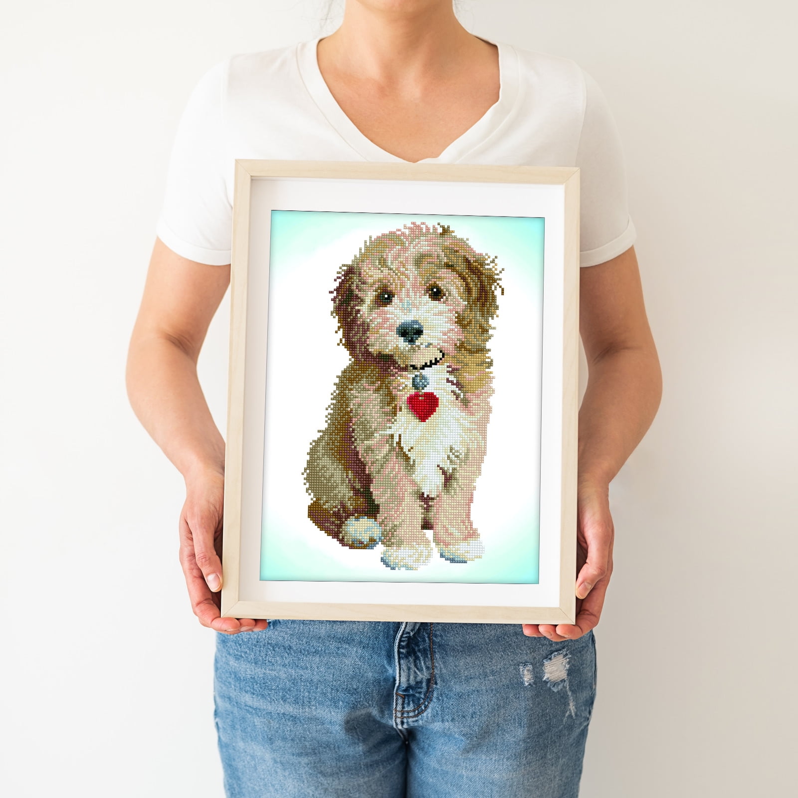 DIAMOND DOTZ® Lovely Boy Diamond Painting Kit - 16" x 13"