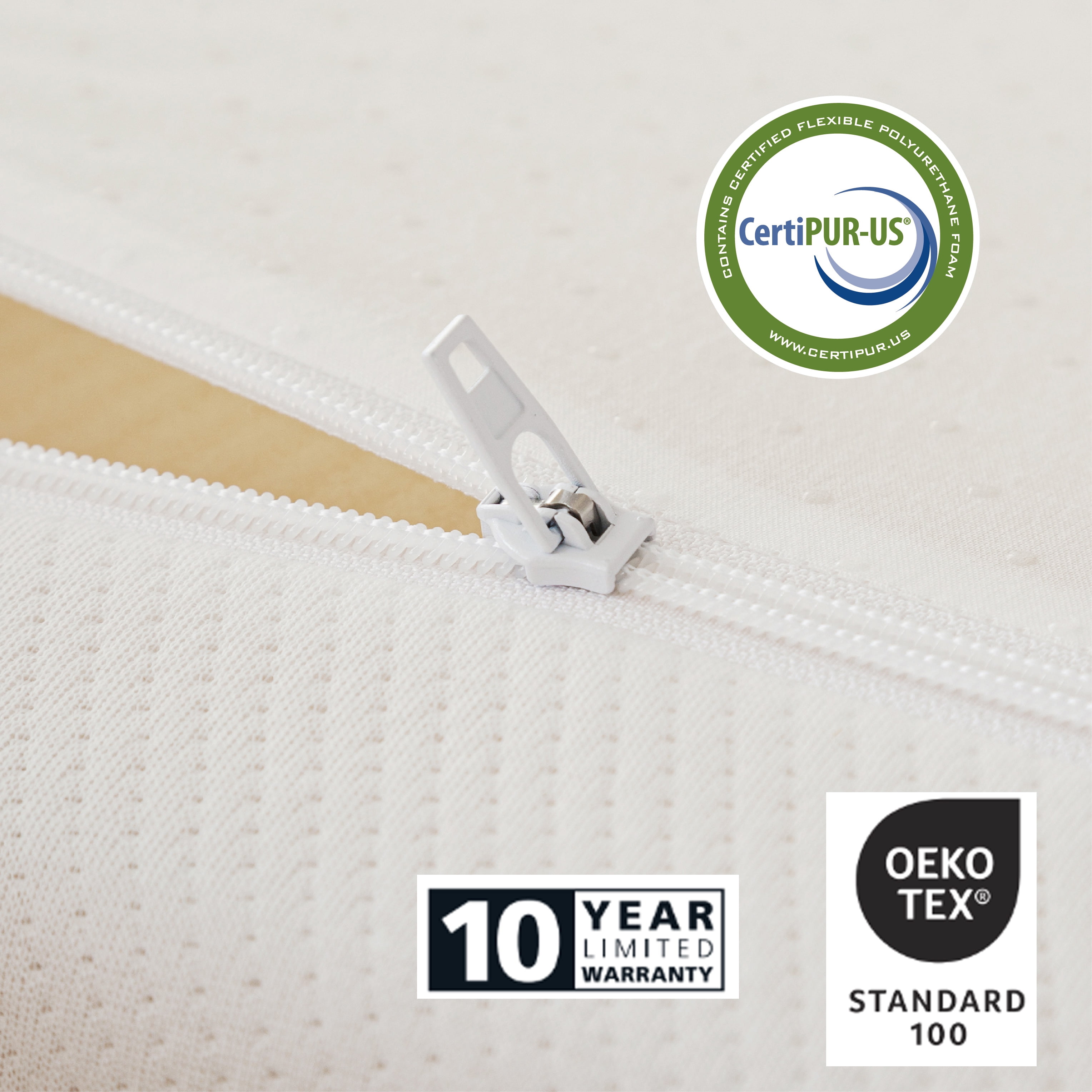 Mainstays 10” Medium Firm Memory Foam Mattress, Full