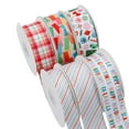 thumbnail image 6 of LaRibbons Merry Stripe Grosgrain Ribbon, 6 of 7