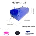 thumbnail image 1 of 1 Pce Vessie de Stockage d'Eau Grande Capacité Conteneurs de Stockage d'Eau Portable Pliable, 1 of 4