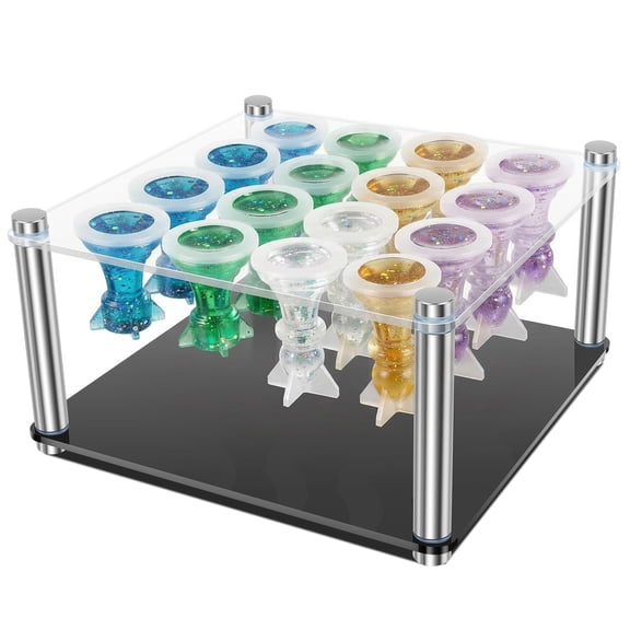 Threns Resin Chess Set Mold with 1 Chess Piece Holder 16 Pieces 3D Silicone Molds Kit for Epoxy Resin Casting DIY Board Game and Home Decoration