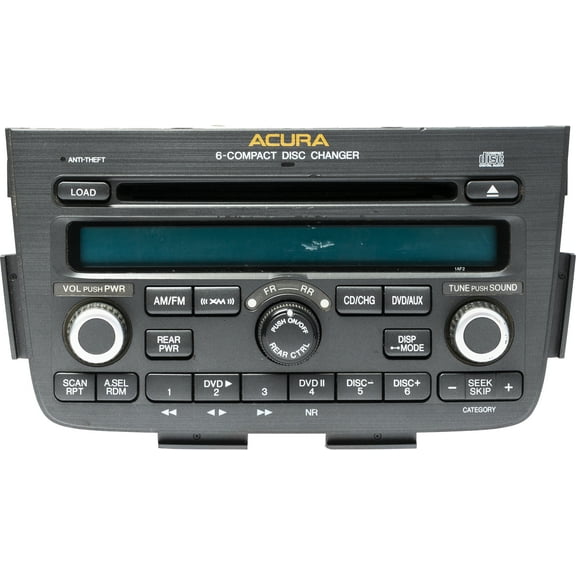 Restored 200506 Acura MDX AM FM Radio 6 Disc Player Navigation 39100S3VA640 Face 1AF2 (Refurbished)