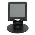 thumbnail image 3 of Desk Phone Stand, Foldable Adjustable Holder 360 Degree Rotation Stable Base  For Tablet Black,Silver, 3 of 8