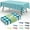 Turquoise and White, variant on decorUhome 4Pcs Disposable Tablecloth for Rectangular Table, 54x108 Inch Navy and White Checkered Table cover for Party, Birthday, Picnic