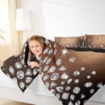 thumbnail image 4 of Feelyou Chic Princess Fashion Full Size Comforter Sets, Glitter Sequin Print Bedding Comforter Set, Teen Adult Girl Female Reversible Bedding Sets, Microfiber Bedroom Decor, 3pcs, 4 of 8