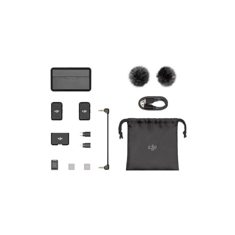 DJI Wireless Lavalier Microphone, 250m Range, 15-Hour Battery