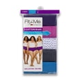 thumbnail image 5 of Women's Plus Comfort Covered Cotton Assorted Brief Panties - 5 Pack, 5 of 8