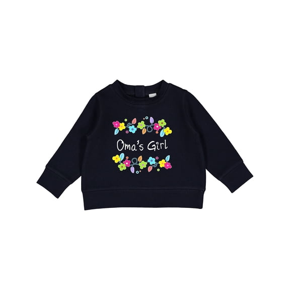 Inktastic Omas Girl Bright Flowers Baby Sweatshirt