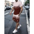 thumbnail image 4 of Ropa de entrenamiento de Bullpadel para hombre, 3D Camiseta con estampado, pantalones cortos, traje de bádminton al aire libre, chándal holgado de verano, 4 of 4