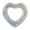 White, variant on Women Romantic Heart Inflatable Swim Ring, 29.5 inch Anti-Roll Thickened Pool Float Swimming Aid for Outdoors Relax, Women's Birthday Gift(Red)
