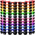 thumbnail image 1 of Gafas de sol Party Favors Oleitodh, paquete de 72, 12 colores neón de los 80, 1 of 9