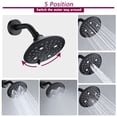 thumbnail image 2 of Proox Tub Spout and Shower Kit, Single Handle 5-functions Shower Head Set (Valve Included), 2 of 5