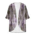 thumbnail image 5 of T Shirts for Women 3/4 Sleeve Blouses for Women's Long Sleeve Printing Casual Tops Blouse, 5 of 5
