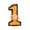 Orange,1, variant on Roman Numeral Birthday Number Candles, Wax Figure Candles with Stand for Celebration Cakes and Special Occasion Party Decor(Orange,0)