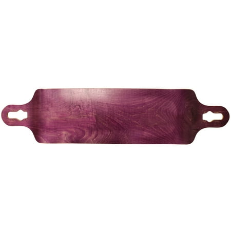 Drop Through Lowered Longboard Deck 9.75 x 41.25 Purple Concave Maple