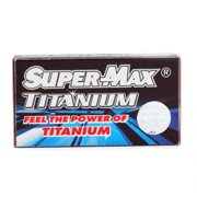 SuperMax Titanium Double Edge Razor Blades-5 Blade Pack