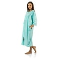 thumbnail image 2 of Casual Nights Women's Zipper Front Jacquard Fleece Long Robe Duster, 2 of 3