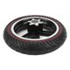 thumbnail image 1 of Neumático de repuesto de goma antideslizante para patinete eléctrico Kugoo M4, color rojo, 1 of 14