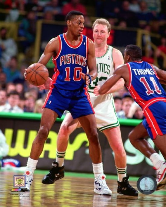 Dennis Rodman 1991 Action Photo Print