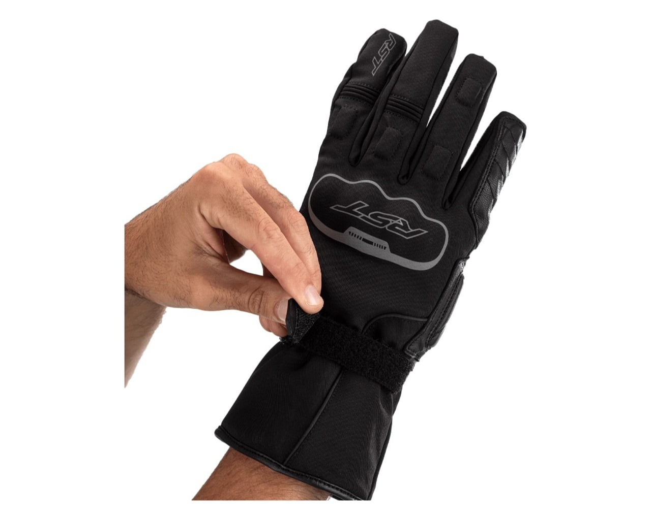 RST AXIOM Waterproof Cold Weather Motorcycle Gloves Women Mens Black Small
