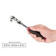thumbnail image 2 of TEKTON 3/8 Inch Drive Flex Head Quick-Release Comfort Grip Ratchet Set, 2-Piece (8, 12 in.) | SRH91302, 2 of 4