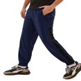 thumbnail image 3 of PENGXIANG Men‘s Loose Sweatpants Side Ripped Basketball Pants High Slit Snap Pockets Casual Sweatpants, 3 of 6