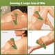 thumbnail image 5 of Juego de herramientas de masaje Gua Sha, tamaño grande, con mango, piedra de jade, 5 of 7