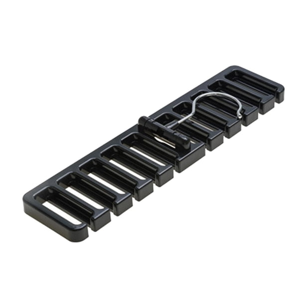 Organizador multifuncional para cinturones, bufandas y armario. Negro