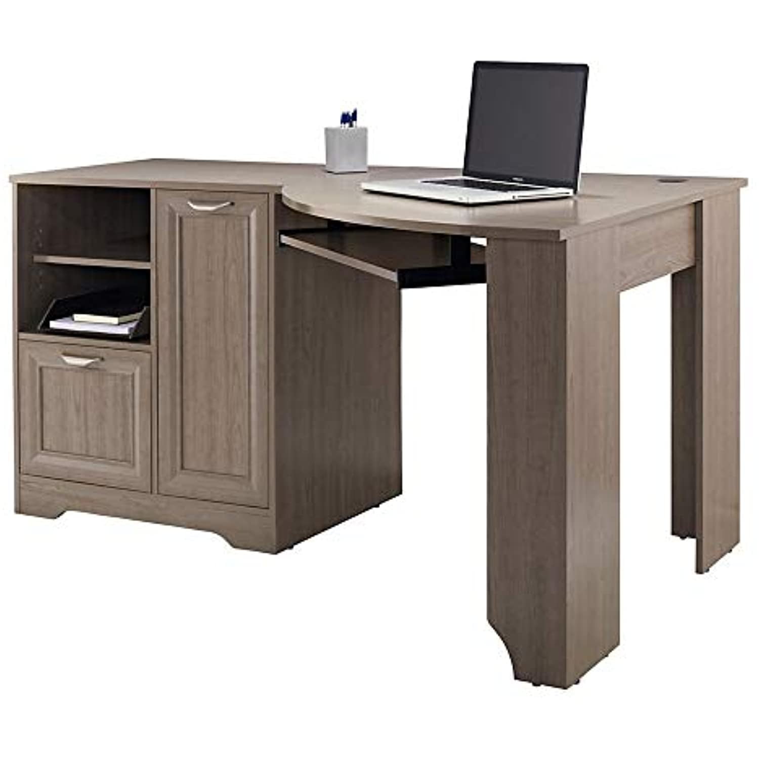 Realspace Magellan 60"W Corner Desk, Gray