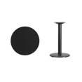 thumbnail image 2 of Flash Furniture 24Rd Laminate Table-Rd Base In Black, 2 of 2