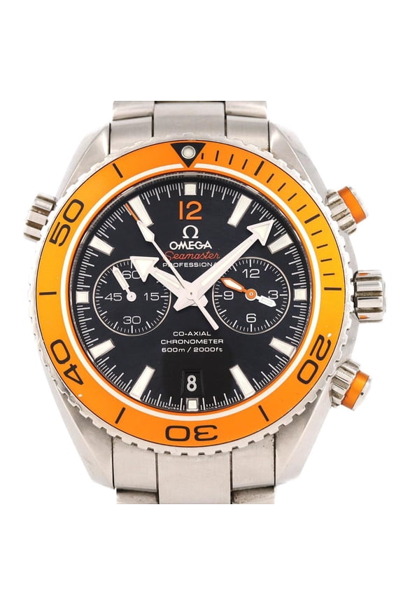Pre-Owned Omega Seamaster Planet Ocean Chronograph 232.30.46.51.01.002 Stainless Steel...