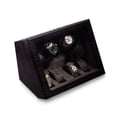 thumbnail image 4 of Bey-Berk 4-Watch Winder and 4-Watch Storage Case | Glass Top | Ash Wood | BB741GRY, 4 of 4