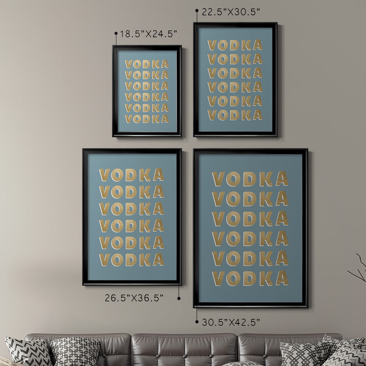 Vodka Premium Classic Framed Print - Ready to Hang