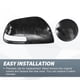 thumbnail image 5 of Reemplazo de tapa de espejo retrovisor izquierdo para Toyota RAV4 RAV 4 con modelos de señal de giro, negro, 5 of 6