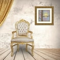 thumbnail image 3 of Brent, Paul 26x26 Gold Ornate Wood Framed with Double Matting Museum Art Print Titled - Pastel Fantasy Owls I, 3 of 4