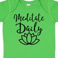 thumbnail image 4 of Inktastic Meditation Yoga Meditate Daily Resolution Boys or Girls Baby Bodysuit, 4 of 5