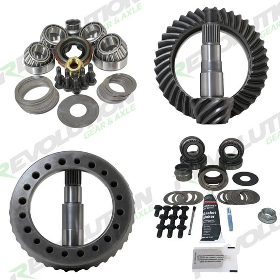 Revolution Gear & Axle 07-18 Jeep Wrangler JK Non-Rubicon Koyo Bearing 4.56 Ratio Gear Package