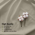 thumbnail image 7 of RUVANTI 100% Cotton Sheets – California King Percale Bedding, Cooling & Breathable, Durable with a Crisp, Soft & Comfortable Feel, 14" Deep Pocket, 4-Piece Set, Taupe, 7 of 7