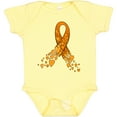 thumbnail image 3 of Inktastic Leukemia Awareness with Orange Ribbon Made of Hearts Boys or Girls Baby Bodysuit, 3 of 5