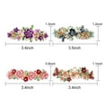thumbnail image 4 of Hair Barrettes for Women, 4 Pcs Rhinestones Hair Barrettes Fancy Vintage Weddings French Hair Clips for Women Girls Hair Styling Tools Accessories（Style 4）, 4 of 8