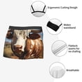 thumbnail image 5 of Rateoe Cute Daisy Cow Mens Boxer Briefs Poly Spandex Performance Boxer Briefs Underwear Hem Boxer Briefs - Medium, 5 of 8