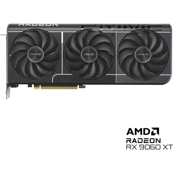 ASUS Prime Radeon RX 9060 XT 8GB GDDR6 OC Edition Graphics Card - PRIME-RX9060XT-O8G