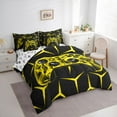 thumbnail image 3 of Castle Fairy Teens Video Game Twin Bedding Sets,Geometric Gamepads Bedding Comforter Set, 3 of 8
