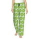 thumbnail image 1 of Balery Green Lemon Slices Pantalones de pijama para mujer, pijamas ultraligeros, pantalones de estar por casa-Large, 1 of 6